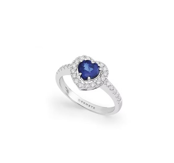 Anillo Comete Mujer in Oro Zaffiri+Diamanti 0.94 Ct ANB2762 - ANB2762